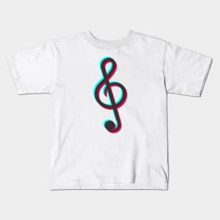 TikTok Music Sign Black Kids T-Shirt